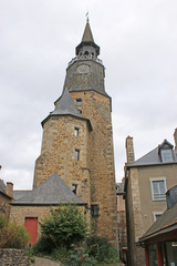 Fototapeta na wymiar Clock Tower, Dinan, France