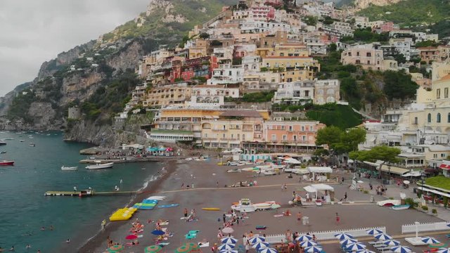 Absolutely Stunning Aerial View of Positano