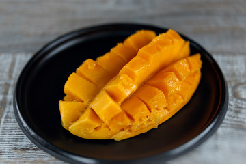 Ripe yellow mango fruit