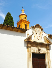 Convent (now House of Culture - Casa de Cultura) and church of San Carlos El Real in Osuna, famous town in the province of Sevilla, Andalusia, Spain