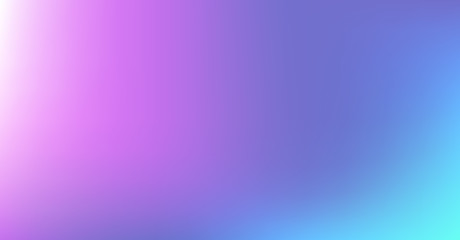 Purple Blue Gradient Vibrant Dreamy Vector Background. Sunrise, Sunset, Sky, Water Color Overlay Neon Design Element. Luxury Trendy Holograph Defocused Texture. Digital Funky Cool Tech Gradient Paper.