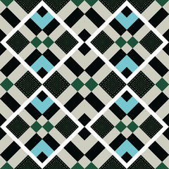 Pride of ireland tartan fabric texture seamless pattern .Vector illustration. EPS 10. No transparency. No gradients.