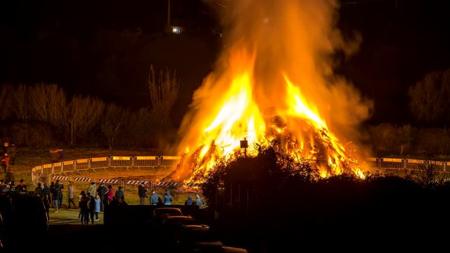 Olbia 20 gennaio 2019, fuoco di Sant'Antonio - Sardegna