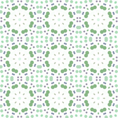Naklejka na ściany i meble Seamless abstract pattern background with a variety of colored circles.