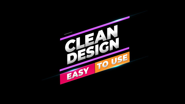 Spinning Slanted 3D Title