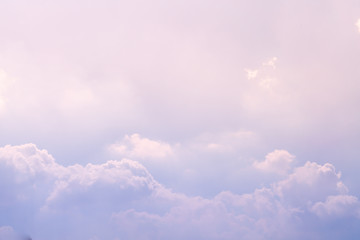 Naklejka na ściany i meble Clear sky with cloud background