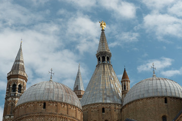 The Basilica of Saint Anthony of Padua (Basilica di sant'Antonio di Padova) in Padua, Veneto, Italy