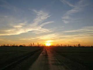 Obraz premium Campagna intorno a Gaggiano (Milano, Lombardia)