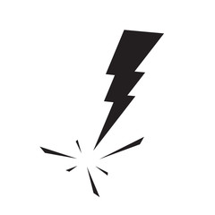 Battery charger, lightning bolt or thunderbolt symbol