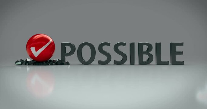 Impossible turns to possible 3D animation with alpha mask