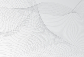 Neutral thin line wave texture or pattern with stripes