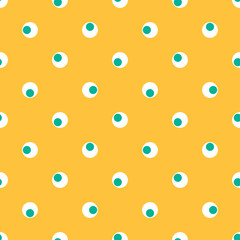 Abstract seamless pattern with dots, circles. Round background. Vector illustration.