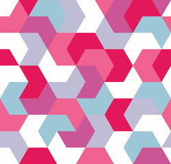 Seamless pattern. Endless background of geometric shapes. Arrow seamless pattern. Geometric pattern. Wallpaper. Vector illustration.