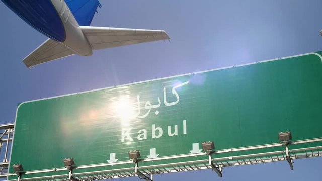 Airplane Take off Kabul