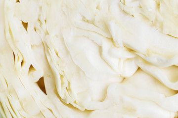 texture of white cabbage close up. macro.