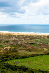 Dunes de Biville, nature reserve near Vasteville and Heauville, Cotentin, La Hague, English Channel, Normandy, France