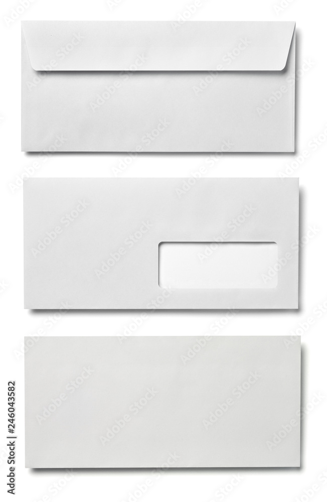 Sticker envelope letter card paper template business