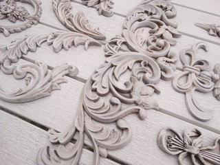 Architectural Floral Mold Ornament