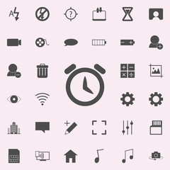 alarm clock icon. web icons universal set for web and mobile