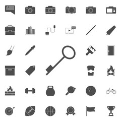 key icon. web icons universal set for web and mobile