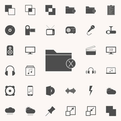 ban folder icon. web icons universal set for web and mobile