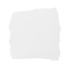 white paper ripped message torn
