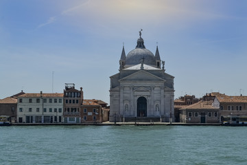 Fototapeta na wymiar Giudecca canal ride, Venice, Italy