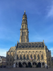 Fototapeta na wymiar Town Hall and Belfry - Arras, France