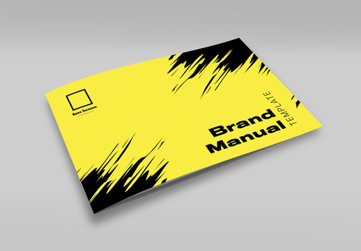 Yellow and Black Brand Manual Layout