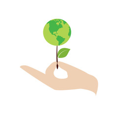 Abstract cute church