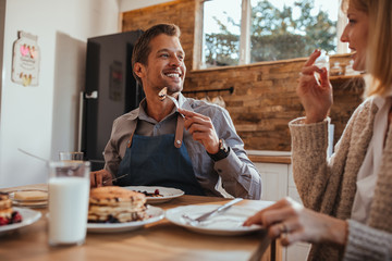 The most beautiful breakfast is with you