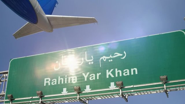 Airplane Take off Rahim Yar Khan