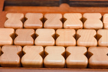 Children's board games. Educational games for children. Multi-colored cubes