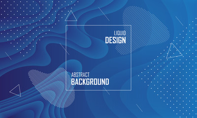 Liquid color abstract background design. Fluid vector gradient design for banner, post