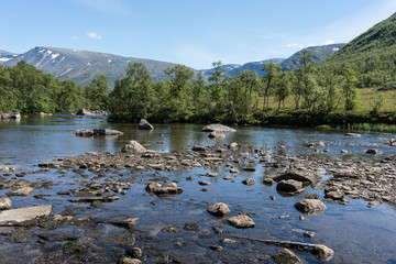 Wasserf&auml;lle am &Aring;motan imSunndalen, Norwegen