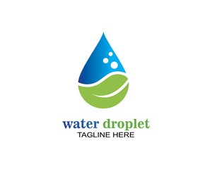 water drop Logo Template vector illustration