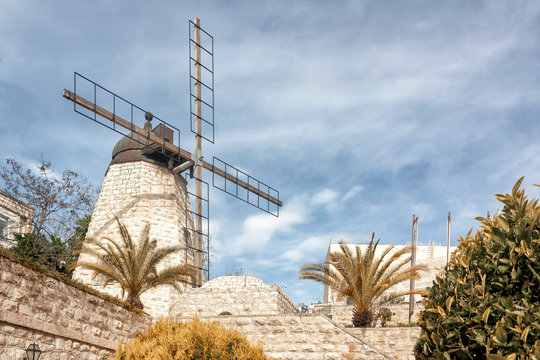 19th Century Windmill in Rehavia, Jerusalem