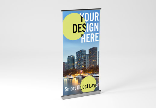Rollup Ad Banner Mockup