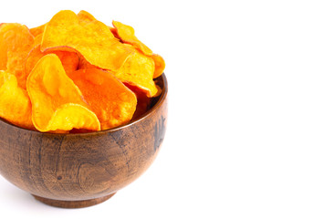 Potato Chips Made with Sweet Potatoes an Alternative to Classic Chips