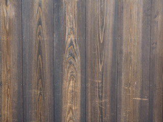 The surface of the wood that has been used