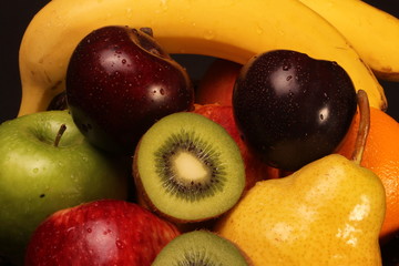 Fresh fruits Assorted colorful 