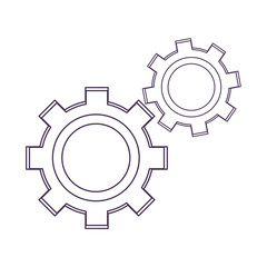 gears isolated icon