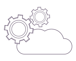 cloud and gears