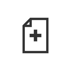 Obraz premium Document icon graphic design template vector