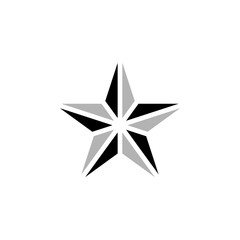 Star icon graphic design template vector