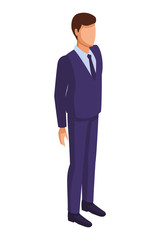 businessman isolated avatar