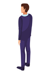 businessman isolated avatar