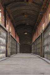 wooden tunnel