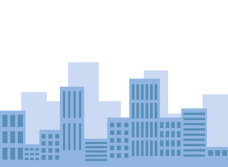 city landscape cartoon