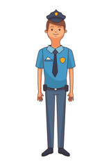 police man cartoon